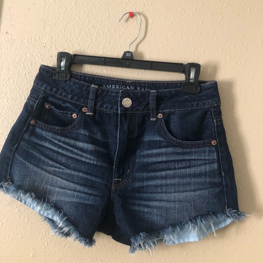 Somewhat High Rise American Eagle Jean Shorts